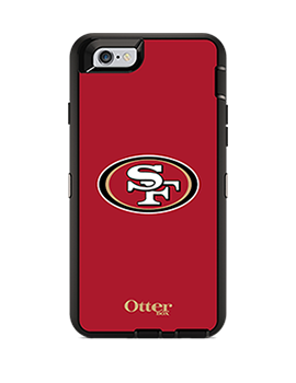 OtterBox Defender Series NFL San Francisco 49ers Case and Holster - iPhone 6/6s