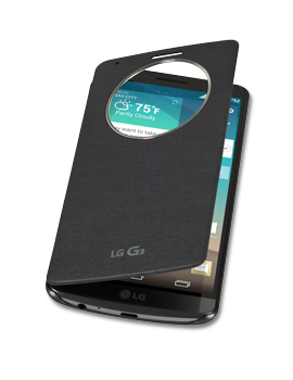 Powermat Wireless Charging Quick Circle Folio Case PMA - LG G3