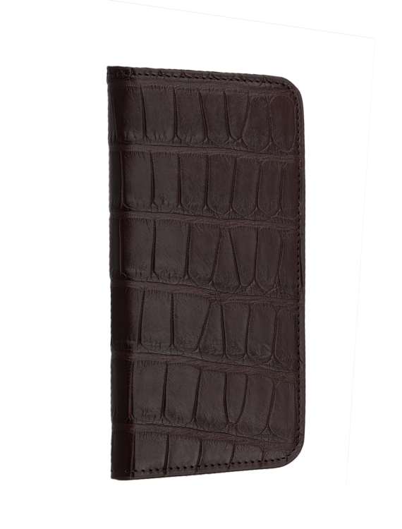Alligator Wallet Folio - Brown