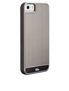 Brushed Aluminum Case - Gunmetal & Black