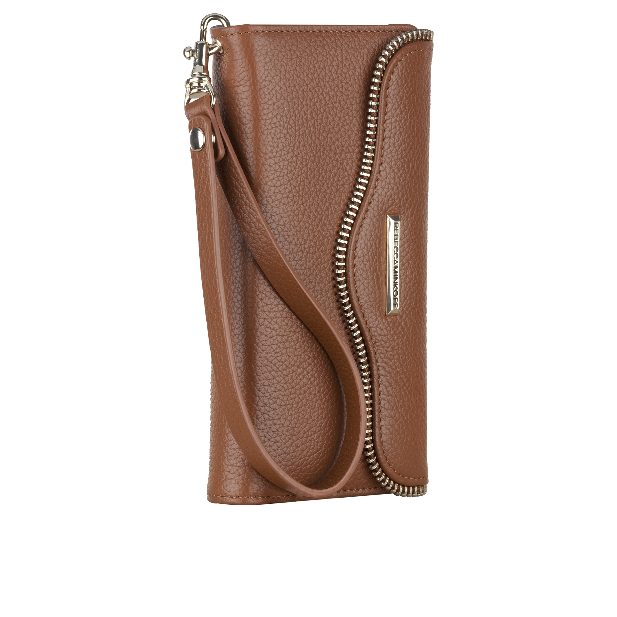 Rebecca Minkoff Leather Wristlet - Almond