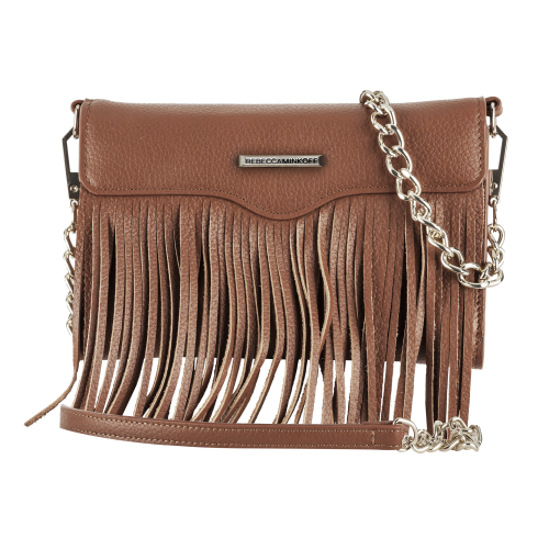 Rebecca Minkoff Universal Fringe Crossbody - Almond
