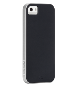 Slim Tough Case - Black w/ Silver Bumper