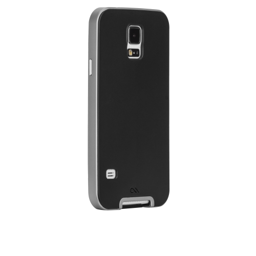 Slim Tough Case - Black w/ Silver Bumper