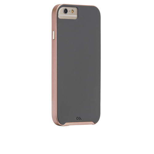 Slim Tough Case - Dark Grey & Rose Gold