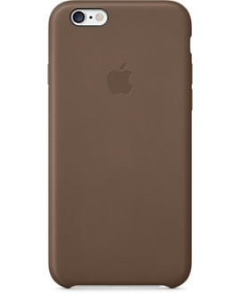 iPhone 6 Leather Case - Olive Brown