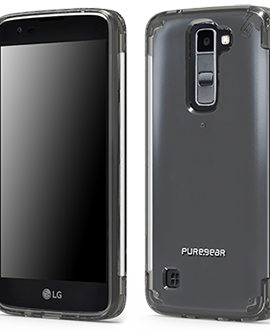 LG K7 PureGear Slim Shell - Clear & Smoke