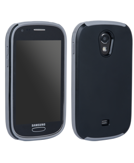 Samsung Galaxy Light Ridge Protective Cover - Black & Grey