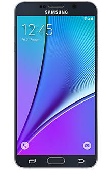 Samsung Galaxy Note5 64GB in Black Sapphire