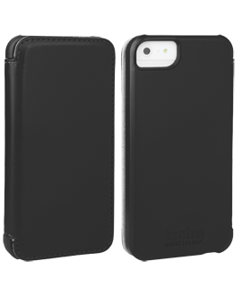 iPhone 5 D3O Impact Snap Case with Cover - Black