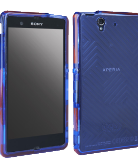 Sony Xperia Z D3O Impact Shell - Purple Maze