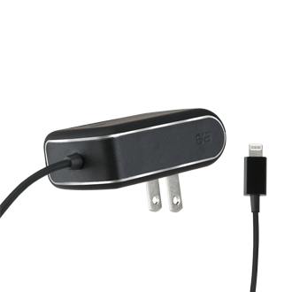 PureGear 5-Watt/1AMP Lightning Tip Wall Charger - Black