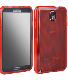 Samsung Galaxy Note 3 Tech 21 Impact Shell - Red Herringbone