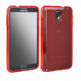 Samsung Galaxy Note 3 Tech 21 Impact Shell - Red Herringbone