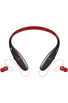 LG Tone Infinim Bluetooth Stereo Headset - Red