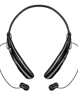 LG Tone Pro Stereo Bluetooth Headset - Black