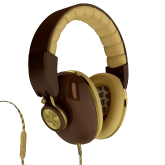 JLab Bombora Headphones - Brown and Gold