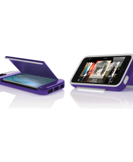 iPhone 5 Incipio STOWAWAY Credit Card Case - Purple & White