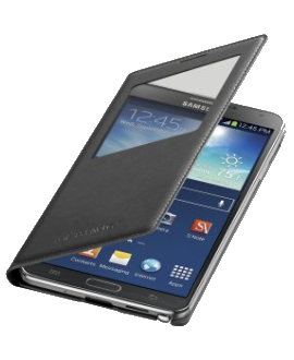 Samsung Galaxy Note 3 S-View Flip Cover - Black