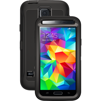 Samsung Galaxy S5 OtterBox Defender Series Case - Black