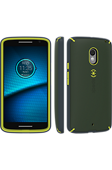 MightyShell for DROID Maxx 2 - Green/Yellow/Gray