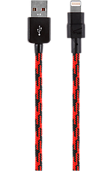 Braided Charge and Sync Cable for Apple Lightning - Black