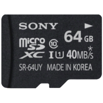 SONY microSDHC High Speed CL10 Memory Card - 64 GB