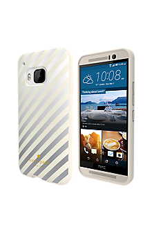 Flexible Hardshell Case for HTC One M9 - Diagonal Stripes
