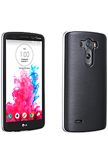 Soft Cover with bumper for LG G3 - Black