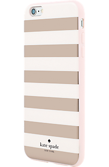 Flexible Hardshell Case for iPhone 6 Plus/6s Plus - Rose Gold Candy Stripe
