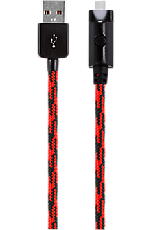 Braided Charge and Sync Cable for micro USB - Black