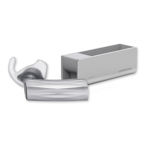 ERA™ by Jawbone® - Bluetooth Headset - Silver Cross with Charging Case