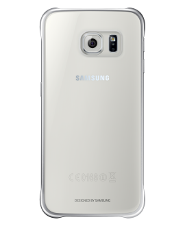 Samsung Galaxy S 6 Protective Cover - Clear & Silver