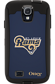 NFL Defender by OtterBox for Samsung Galaxy S4 - St. Louis Rams