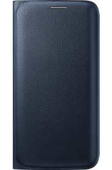 Wallet Flip Cover for Samsung Galaxy S 6 Edge - Black