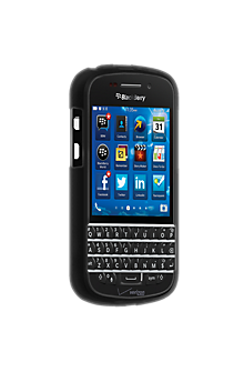 High Gloss Silicone Protective Cover for BlackBerry Q10- Black