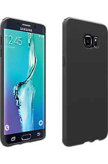 Silicone Cover for Samsung Galaxy S 6 edge+ - Matte Black