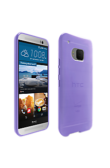 High Gloss Silicone Cover for HTC One M9 - Purple