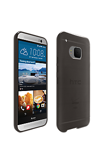 High Gloss Silicone Cover for HTC One M9 - Gray