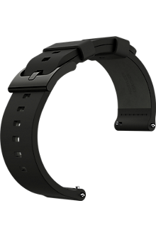 Watch Band for Moto 360 2nd Gen for Men 46mm - Black Leather