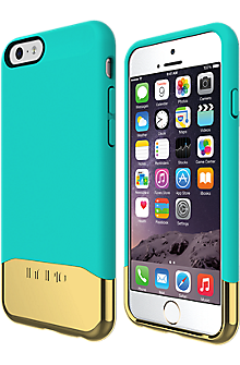 EDGE Chrome for iPhone 6/6s - Teal/Gold