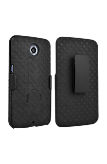 Shell Holster Combo with Kickstand for Nexus 6