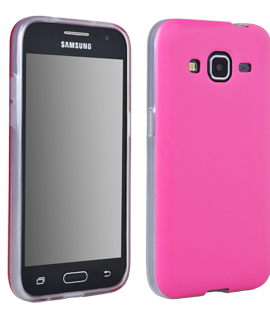Samsung GALAXY CORE Prime Flex Protective Cover - Pink