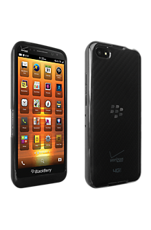 High Gloss Silicone Cover for BlackBerry Z30 - Black
