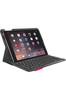 Logitech Type + Protective Case with Integrated Keyboard for iPad Air 2 - Black