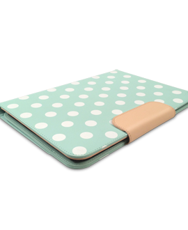 PureGear Universal 10 Inch Tablet Folio - Mint Dots