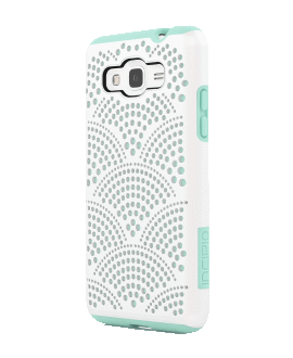Samsung GALAXY GRAND Prime Incipio DualPro Detail Case - White & Mint