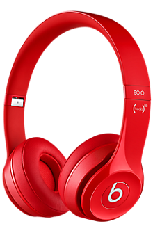 Beats Solo 2 On-Ear Headphone - Red