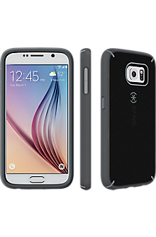 Speck MightyShell for Samsung Galaxy S 6 - Black-Gravel Grey/Slate Grey