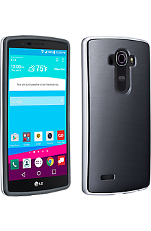 Soft Cover with Bumper for LG G4 - Black
